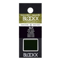 BLOCKX Watercolour Half Pan S3 365 Olive Green